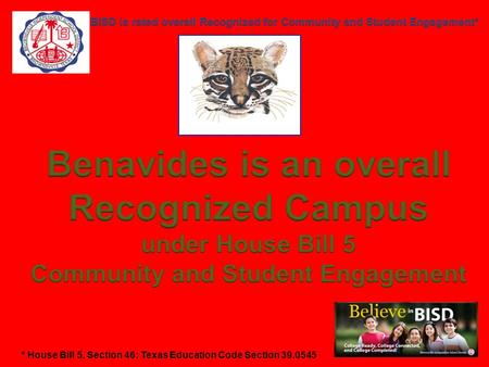 Benavides is an overall Community and Student Engagement
