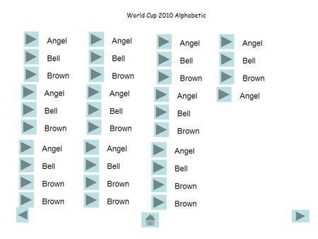 World Cup 2010 Alphabetic Angel Bell Brown Angel Bell Brown Angel Bell Brown Angel Bell Brown Angel Bell Brown Angel Bell Brown Angel Bell Brown Angel.