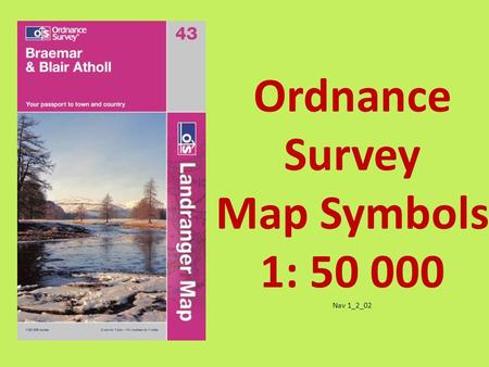 Ordnance Survey Map Symbols 1: