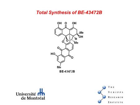 Total Synthesis of BE-43472B. PhD Work with Prof. André B. Charette.