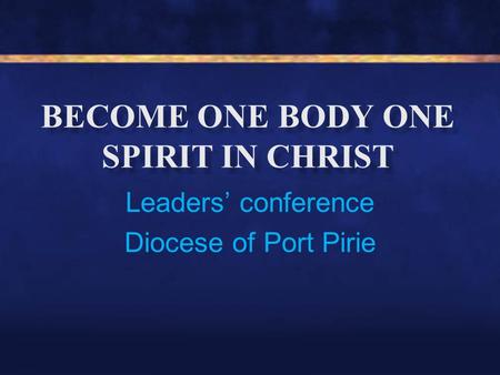 Leaders’ conference Diocese of Port Pirie. What have you heard about the new texts? How do you feel about introducing the new texts?