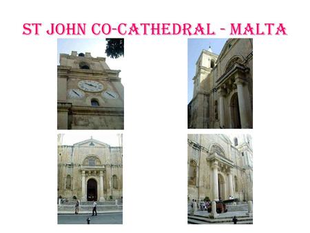 St John Co-Cathedral - Malta. Floor Plan Arial View.