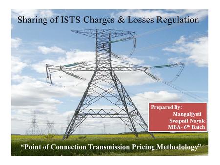 Sharing of ISTS Charges & Losses Regulation