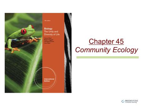 Chapter 45 Community Ecology