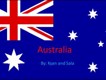 Australia By: Kyan and Sala. The Sydney Harbour Bridge The Harbour Bridge was opened in 1932 The Harbour Bridge has four Rectangles on the side called.