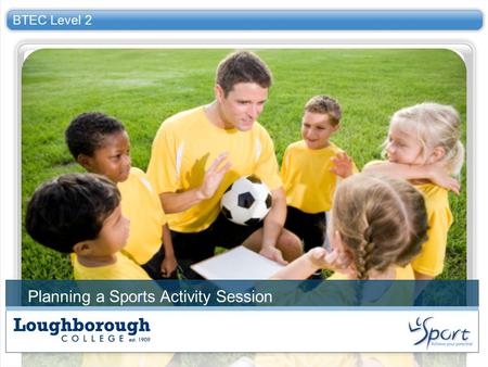 Planning a Sports Activity Session