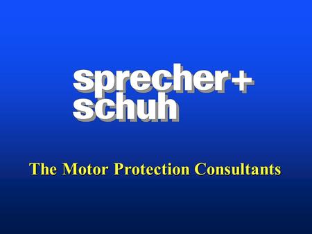 The Motor Protection Consultants