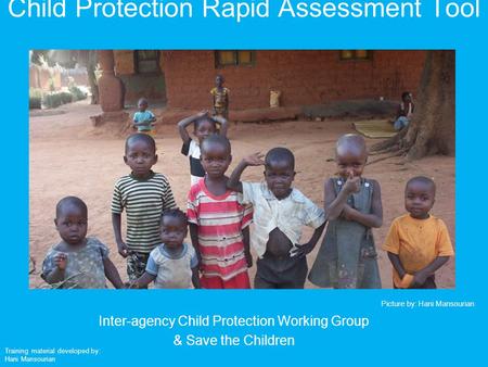 Child Protection Rapid Assessment Tool