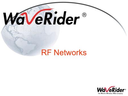 RF Networks.