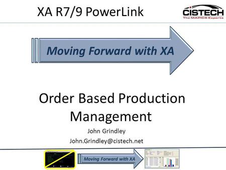 Order Based Production Management