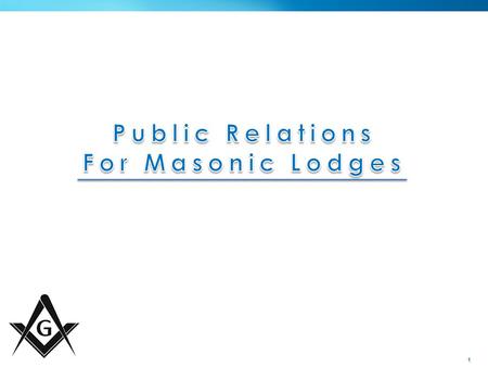 1. 2 Getting Started » Appoint a Director of Public Relations › Not a Committee › Responsibility is Key › Set Expectations - CT Freemasons Newspaper -