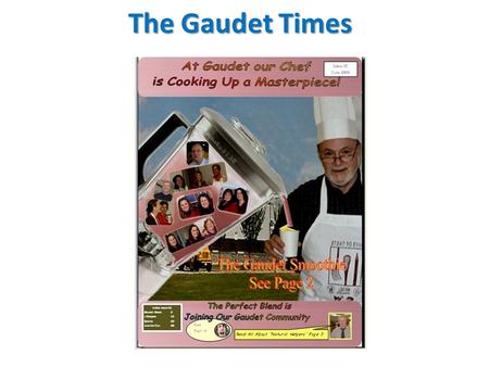 The Gaudet Times. Driving Our Achievement…. The Importance of Using Technology & Data in the Middletown Public Schools.
