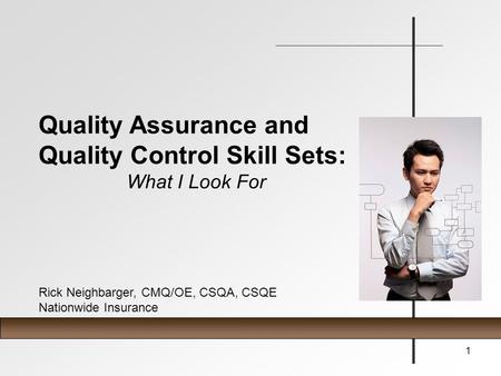 Quality Assurance and Quality Control Skill Sets: