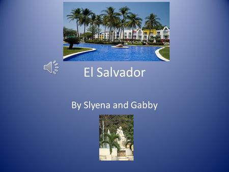 El Salvador By Slyena and Gabby The symbol on the flag represents the pacific ocean and the Caribbean sea while the white strip symbolizes peace.
