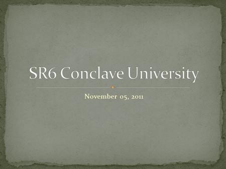 November 05, 2011. SR6 OA University, consists of “colleges” which focus on specific interest areas involving the Scouting and/or OA program, such as.