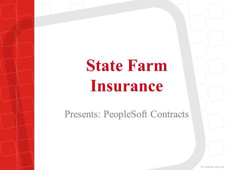 Presents: PeopleSoft Contracts