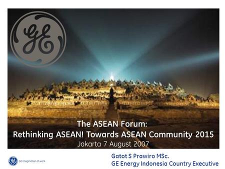 Rethinking ASEAN! Towards ASEAN Community 2015