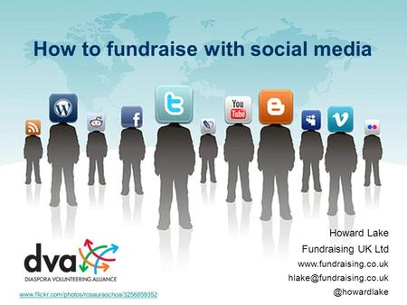 Howard Lake Fundraising UK Ltd How to fundraise with social media