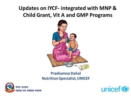 Nutrition Specialist, UNICEF