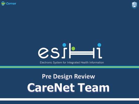 Pre Design Review CareNet Team