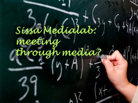 Sissa Medialab: meeting through media?. Paolo Budinich and Abdus Salam, 1960.