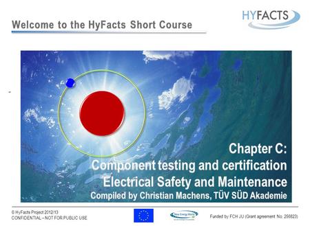 Funded by FCH JU (Grant agreement No. 256823) 1 © HyFacts Project 2012/13 CONFIDENTIAL – NOT FOR PUBLIC USE 1.