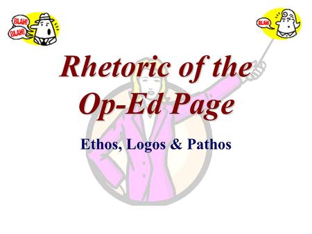 Rhetoric of the Op-Ed Page