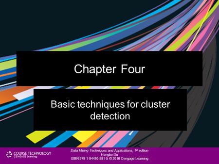 Basic techniques for cluster detection