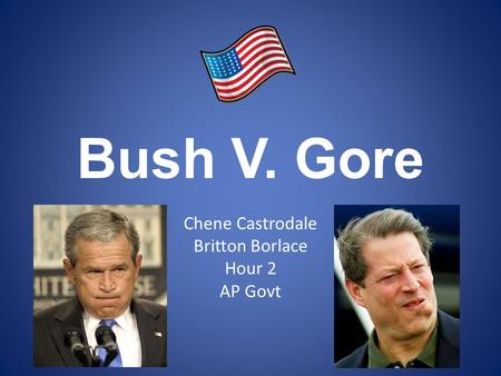Bush V. Gore Chene Castrodale Britton Borlace Hour 2 AP Govt.