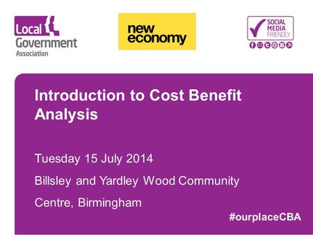 Introduction to Cost Benefit Analysis