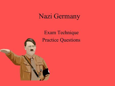 Exam Technique Practice Questions