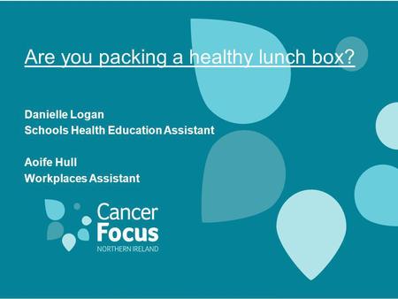 Are you packing a healthy lunch box?