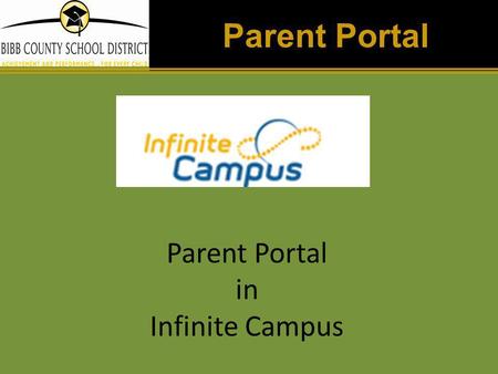 Parent Portal in Infinite Campus
