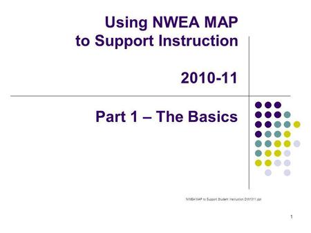 Using NWEA MAP to Support Instruction