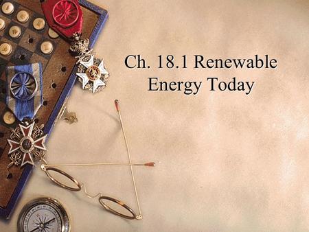 Ch Renewable Energy Today