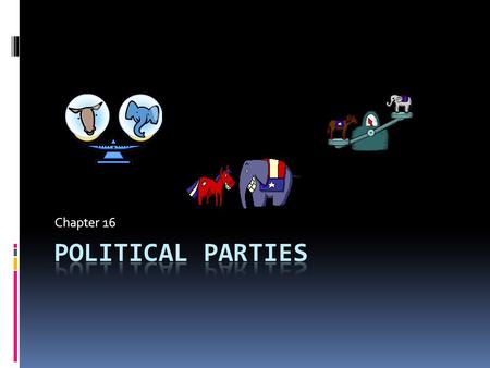 Chapter 16 Political parties.
