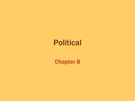 Political Chapter 8.