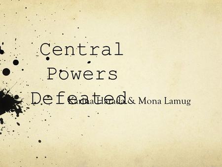 Central Powers Defeated Karina Harada & Mona Lamug.