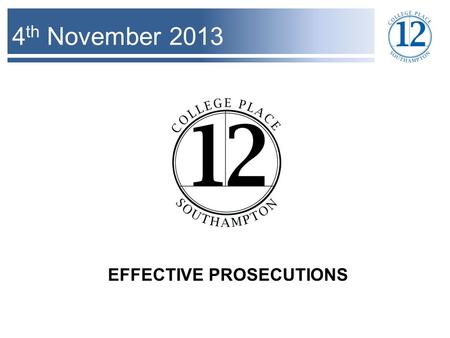 4 th November 2013 EFFECTIVE PROSECUTIONS. Interviews and PACE – Code E Code E 4.5 CAUTION THE SUSPECT REMIND THEM OF THEIR ENTITLEMENT TO [FREE] LEGAL.