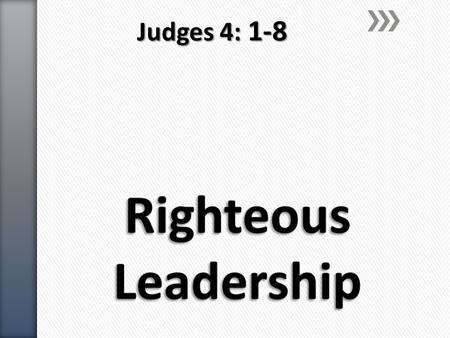 Judges 4: 1-8. » Jdg 4:1 “When Ehud was dead, the children of Israel again did evil in the sight of the Lord.” » Sin will take you further than you wanted.