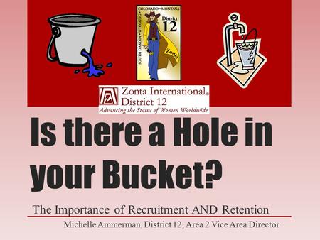 Is there a Hole in your Bucket?