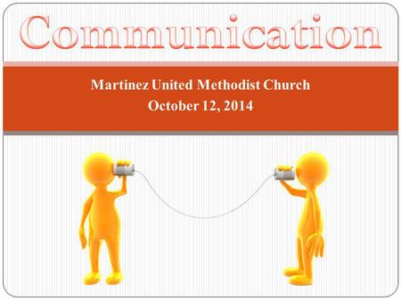 Martinez United Methodist Church October 12, 2014.