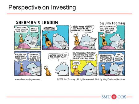 Perspective on Investing