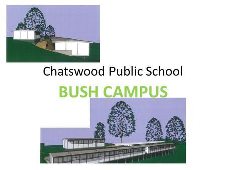 Chatswood Public School BUSH CAMPUS. CPS School Map.