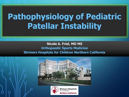 Pathophysiology of Pediatric Patellar Instability