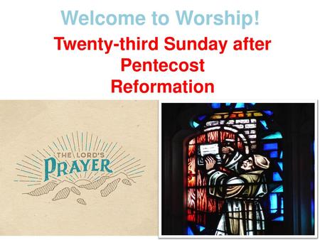 Twenty-third Sunday after Pentecost