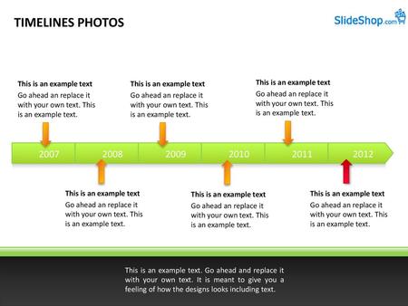 TIMELINES PHOTOS This is an example text