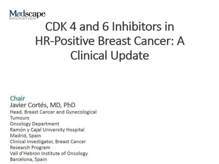 CDK 4 and 6 Inhibitors in HR-Positive Breast Cancer: A Clinical Update