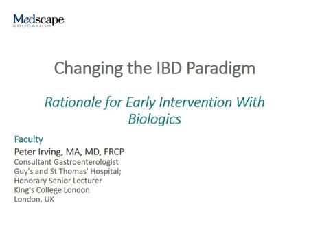 Changing the IBD Paradigm