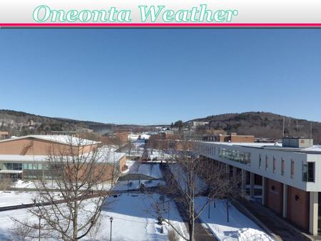 Oneonta Weather.